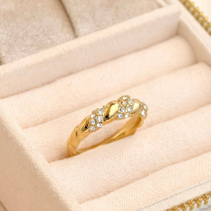 Diamond Twist Ring.