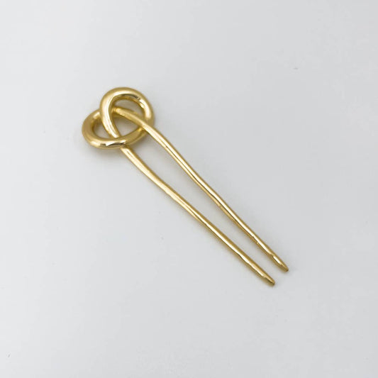 Minimalist Metal Hair Clips – Effortless Updos: Gold