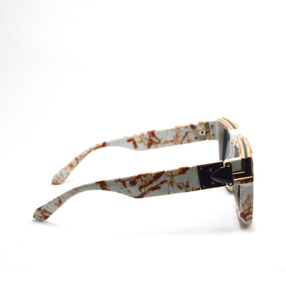 Spectacle Spectacle Stylish Marble Square Sunglasses