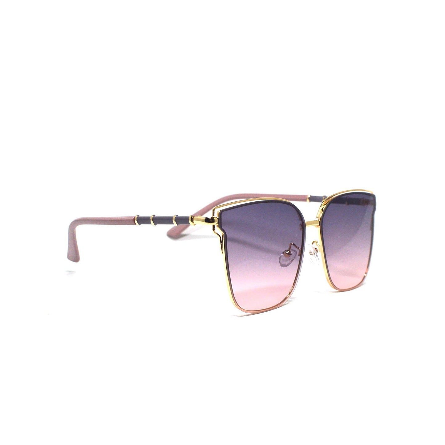 Sunseekers Sunglasses with Gold Frame & Gradient Lenses
