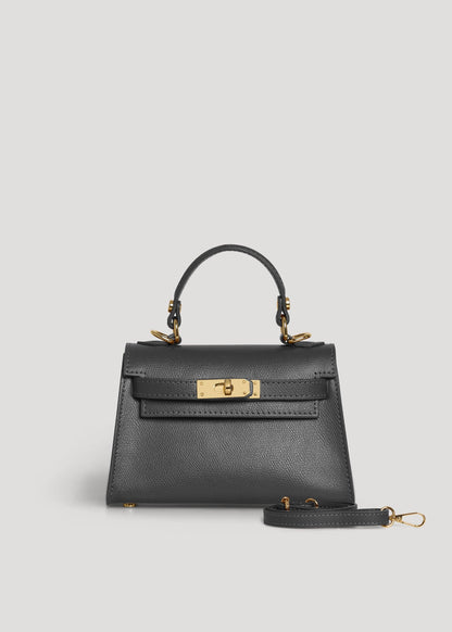 Victoria Bag in Black Epson Leather