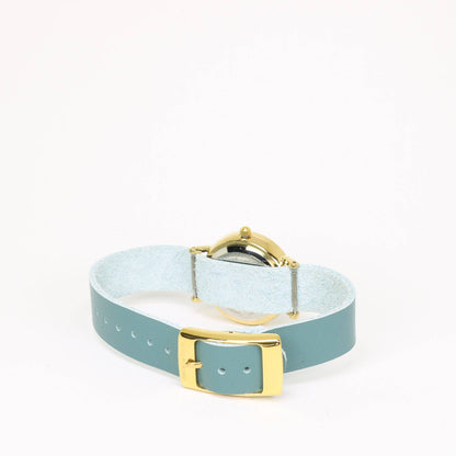 Aurora Turquoise/cream and gold women's watch