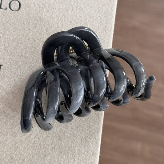 Extra-Strong Durable Hair Claw Clips for Thick Hair: Black