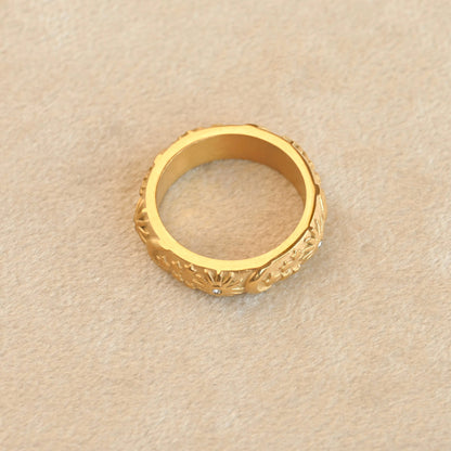 Odessa Sun, Moon, Stars Cuff Bracelet - Embossed Celestial Bracelet: Cuff Bracelet / One Size