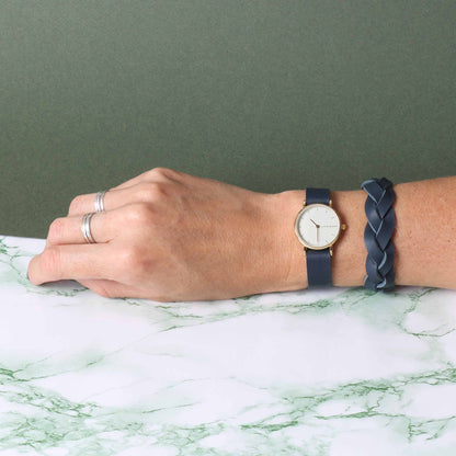 Aurora navy /cream and gold Women’s watch