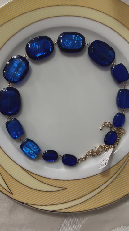 Cobalt Blue Statement Necklace