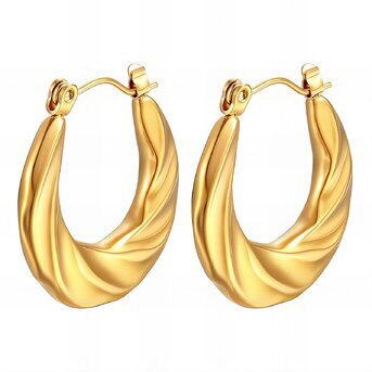 Twisted Hoop Earrings