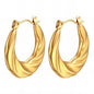 Twisted Hoop Earrings