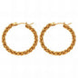 Twisted Hoop Earrings