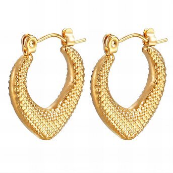 Textured Hoop Earrings